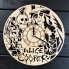 Концептуальные настенные часы в интерьер Alice Cooper CL-0354