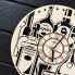 Тематические интерьерные настенные часы бесшумные Элитный алкоголь CL-0365