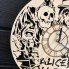 Концептуальные настенные часы в интерьер Alice Cooper CL-0354