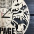 Круглые дизайнерские деревянные часы Rampage CL-0425