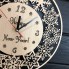 Оригинальные настенные часы из дерева на новогоднюю тематику CL-0384