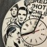 Концептуальные настенные часы в интерьер Red Hot Chilli Peppers CL-0317