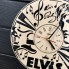 Дизайнерские настенные часы из дерева Elvis CL-0388