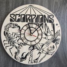 Концептуальные настенные часы в интерьер Scorpions CL-0343