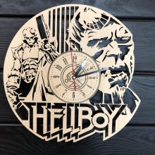 Тематические интерьерные настенные часы Hellboy CL-0387 Тематические интерьерные настенные часы Hellboy CL-0387