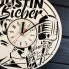Концептуальные настенные часы из дерева Justin Bieber CL-0363