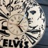 Дизайнерские настенные часы из дерева Elvis CL-0388