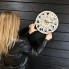 Тематические интерьерные настенные часы бесшумные Знаки зодиака CL-0358
