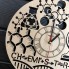 Тематические интерьерные настенные часы Химия CL-0369