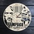 Круглые дизайнерские деревянные часы Rampage CL-0425
