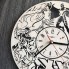 Дизайнерские настенные часы из дерева Люди Икс CL-0339