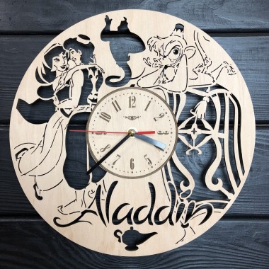 Детские настенные часы из дерева Aladdin CL-0351