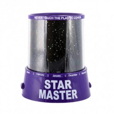 Проектор звездного неба Star Master с USB-кабелем и адаптером Purple