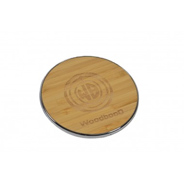 Беспроводная зарядка WoodbooD Wireless Charge Smart Silver