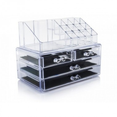 Бокс органайзер для косметики Cosmetic storage box Прозрачный