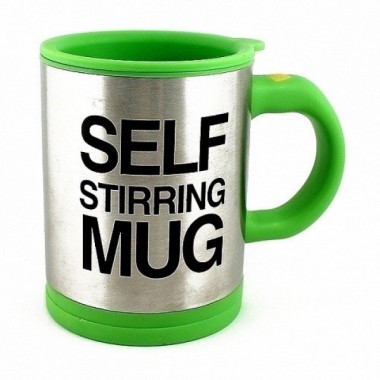 Чашка-мешалка Self Stirring Mug 350 мл Green