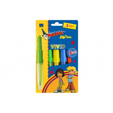Фломастеры-аэрографы MALINOS BLOpens Vivid 5 шт