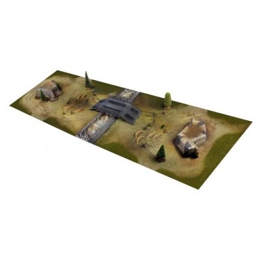 Диорама VSTANK для танкового боя 58x180см