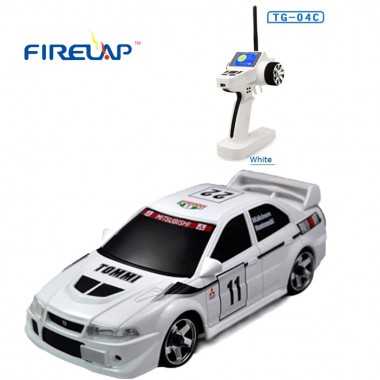 Автомодель р/у 1:28 Firelap IW04M Mitsubishi EVO 4WD (белый)