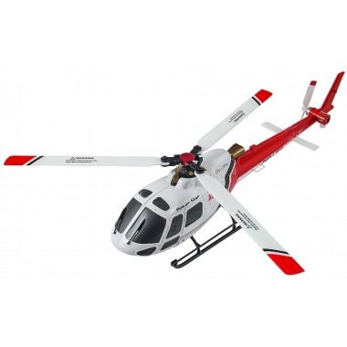 Вертолёт 3D на радиоуправлении микро WL Toys V931 FBL бесколлекторный (красный)