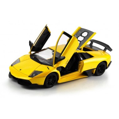Машинка радиоуправляемая 1:18 Meizhi Lamborghini LP670-4 SV металлическая (желтый)