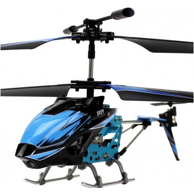 Вертолёт на радиоуправлении 3-к WL Toys S929 с автопилотом (синий)