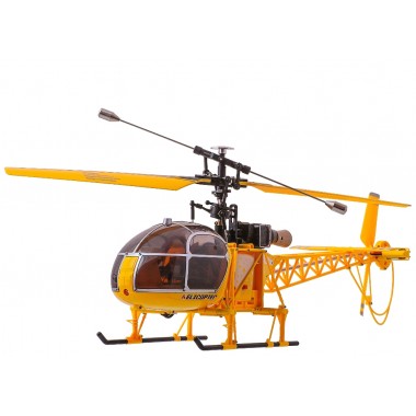 Вертолёт 4-к большой на радиоуправлении WL Toys V915 Lama (желтый)