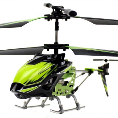 Вертолёт на радиоуправлении 3-к WL Toys S929 с автопилотом (зеленый)
