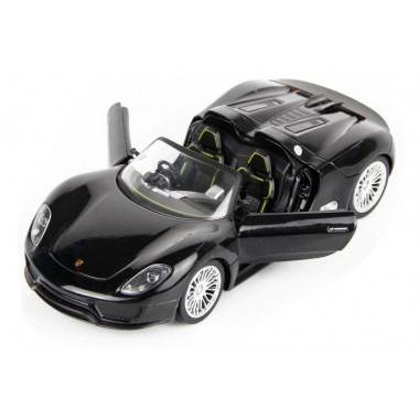Машинка радиоуправляемая 1:24 Meizhi Porsche 918 металлическая (черный)