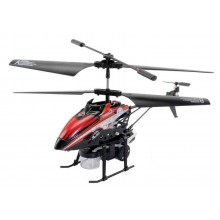 Вертолёт на радиоуправлении 3-к WL Toys V757 BUBBLE мыльные пузыри (красный)