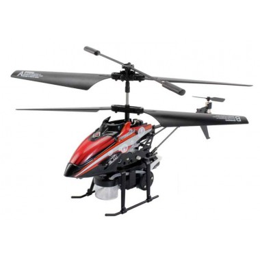 Вертолёт на радиоуправлении 3-к WL Toys V757 BUBBLE мыльные пузыри (красный)