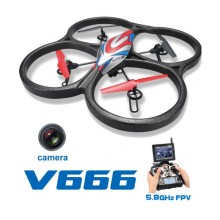 Квадрокоптер с камерой WL Toys V666 Cyclone с FPV системой 5.8ГГц