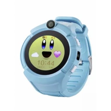 Детские цветные смарт-часы  с камерой и фонариком Smart Baby Watch Q610 GPS Blue