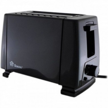 Тостер на 2 отделения Domotec MS-3230 с поддоном для крошек (650 Вт) Black