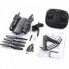 Квадрокоптер RC 8807 складной HD WiFi камера барометр Черный (K-8807)
