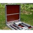 Стол для пикника раскладной с 4 стульями Folding Table 120х70х60 см Brown