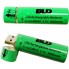 Аккумулятор 18650 Li-ion 4.2v BLD USB 18650 3800mah c USB зарядкой