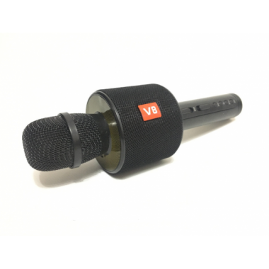 Беспроводной караоке микрофон Charge V8 с работой по Bluetooth Black