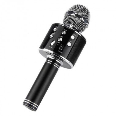 Беспроводной караоке микрофон GTM WS858 Bluetooth Black