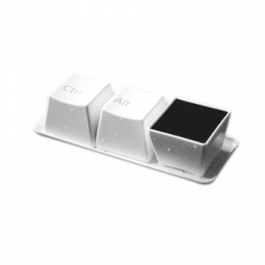 Оригинальные чашки кнопки Kronos Top Ctrl Alt Del white