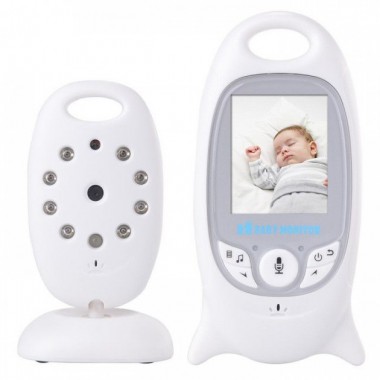 Видеоняня  Baby Monitor VB - 601 на аккумуляторах с двусторонней связью, мелодиями и термометром