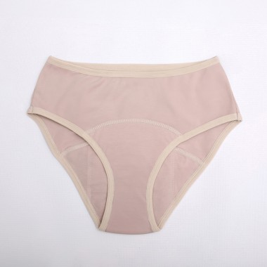 Менструальні трусики Ecotim for girls, колір - бежевий, розмір 4XL (урологічні, післяпологові, післяопераційний догляд та під час лікування)