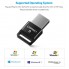 Беспроводной Bluetooth 4.0 USB адаптер Ugreen US192 с поддержкой aptX чип CSR8510 Black