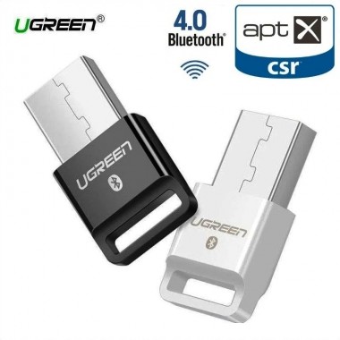 Беспроводной Bluetooth 4.0 USB адаптер Ugreen US192 с поддержкой aptX чип CSR8510 White